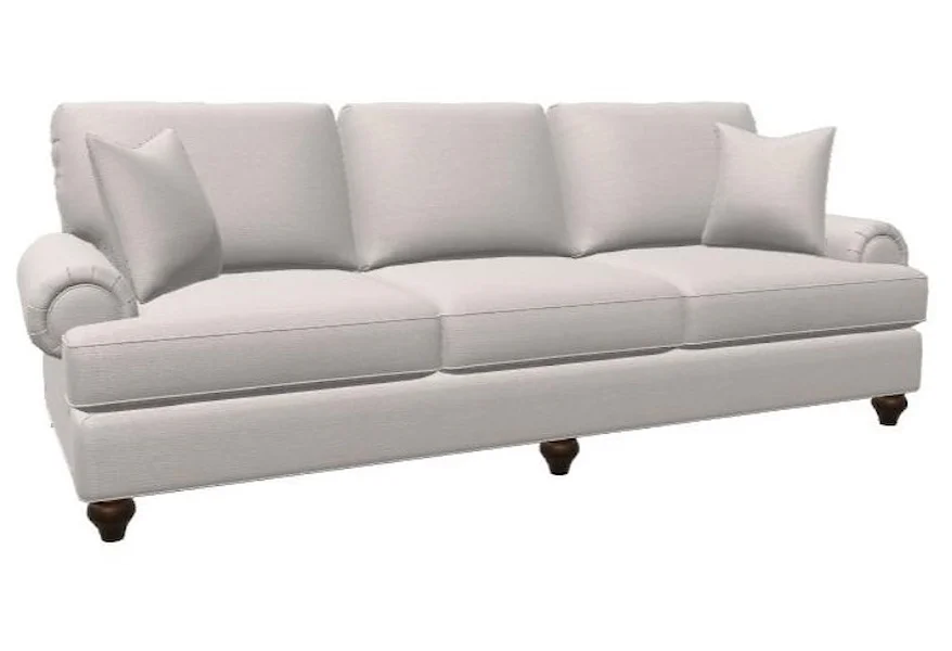 Custom Upholstery Custom Grand Sofa by Bassett at Esprit Decor Home Furnishings